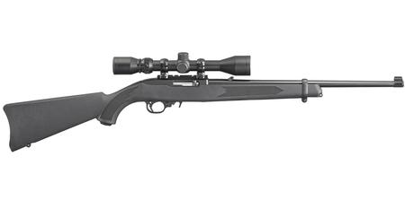 RUGER 10/22 22LR Rimfire Carbine with Weaver 3-9x40mm Riflescope