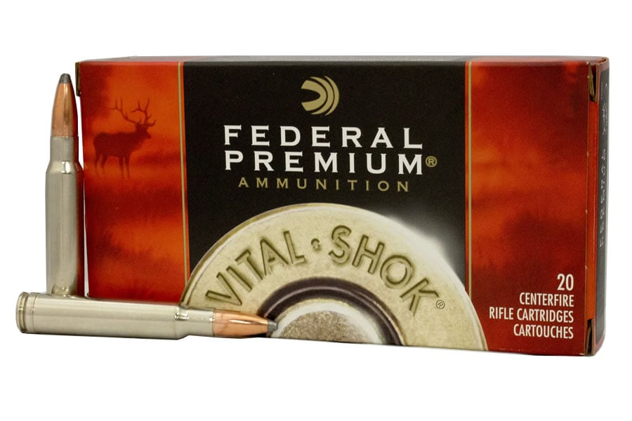 FEDERAL AMMUNITION 338 WIN MAG 250 GR NOSLER PARTITION VITAL-SHOK