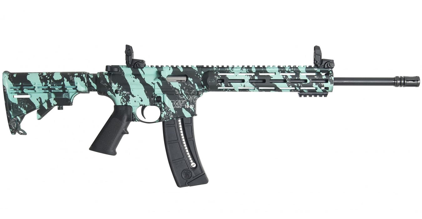 SMITH AND WESSON MP15-22 SPORT ROBINS EGG BLUE 22LR