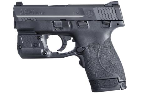 SMITH AND WESSON MP9 Shield M2.0 9mm Centerfire Pistol with Laserguard Pro Green Laser and Light
