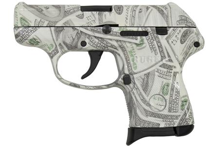 RUGER LCP 380 ACP with Hundred Dollar ($100) Bill Glow in the Dark Finish