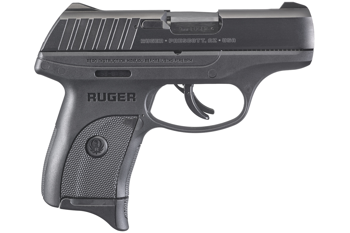 RUGER EC9S 9MM BLACK PISTOL 3.12 IN BBL