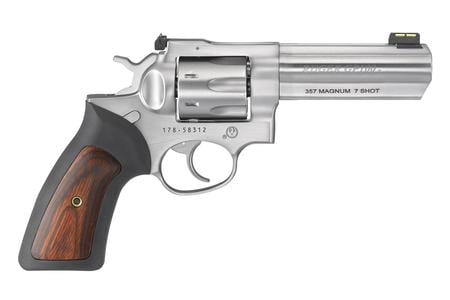 RUGER GP100 357 Magnum 7-Shot Double-Action Revolver with 4.2-Inch Barrel