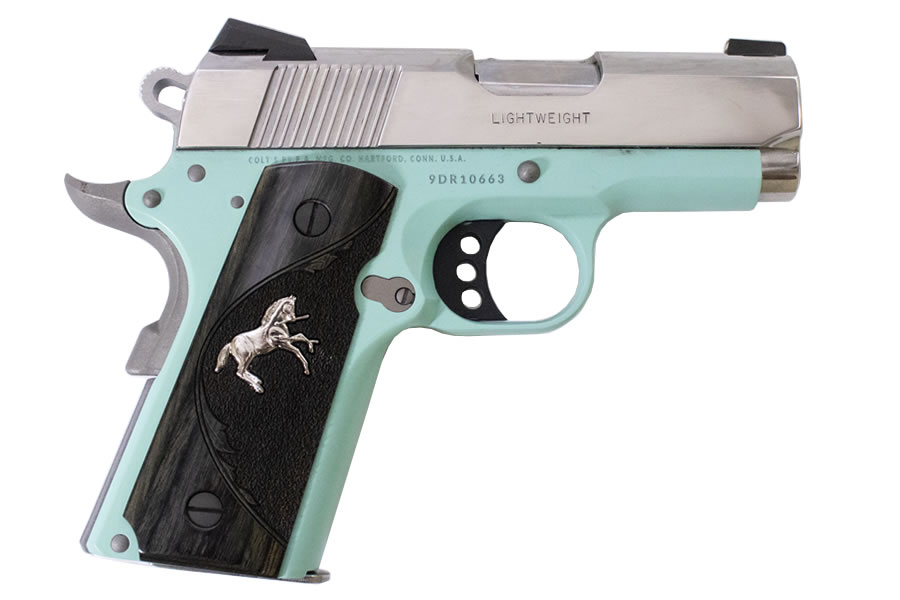 COLT DEFENDER 9MM ROBINS EGG BLUE CERAKOTE