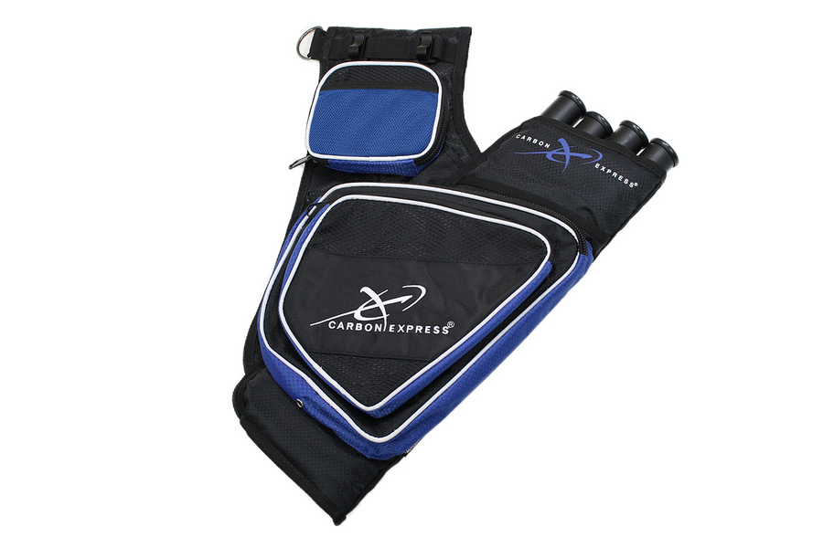 Carbon Express Target Quiver Blue/Black Right Handed Vance Outdoors