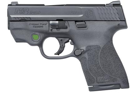 SMITH AND WESSON MP9 Shield M2.0 9mm Centerfire Pistol with Integrated Crimson Trace Green Laser