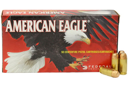 FEDERAL AMMUNITION 40 SW 180gr FMJ American Eagle Trade Ammo 50/Box