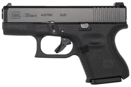 GLOCK 26 Gen5 9mm Carry Conceal Pistol