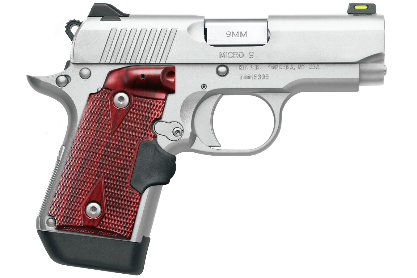 thumbnail image 2 of Crimson Trace LG-409G Lasergrips – Green Laser Sight For Kimber Micro 9 Pistol 2 of 4