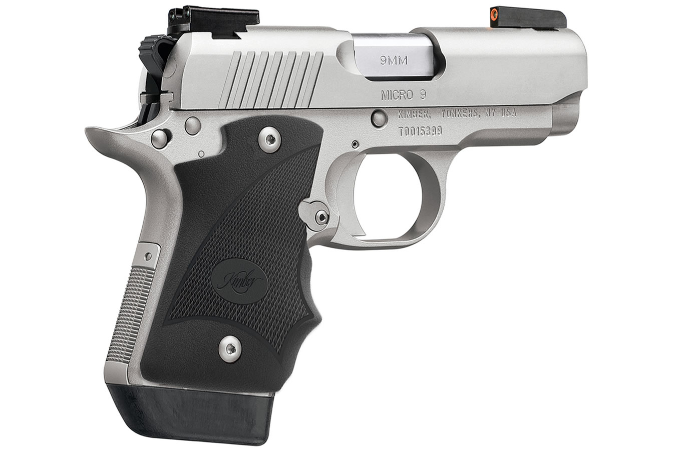 Kimber Micro 9 Stainless (DN) 9mm Carry Conceal Pistol with Truglo TFX Pro Day/Night Sights