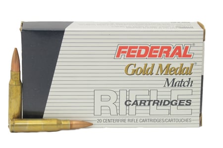 FEDERAL AMMUNITION 308 Win 168gr Sierra MatchKing BTHP Trade Ammo 20/Box