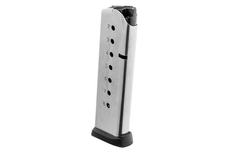 SPRINGFIELD 1911 45 ACP 8-Round Stainless Steel Factory Magazine