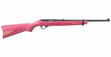 RUGER 10/22 22 LR WITH PINK LAMINATE STOCK