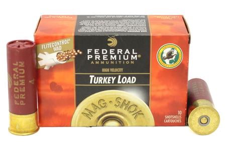 FEDERAL AMMUNITION 12 GA 3 in 1 3/4 oz 4 Shot Mag-Shok 10/Box