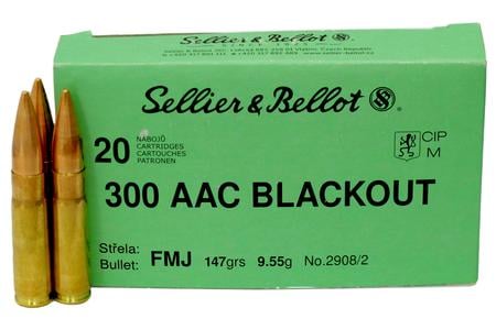 SELLIER AND BELLOT 300 AAC Blackout 147 gr Full Metal Jacket 20/Box