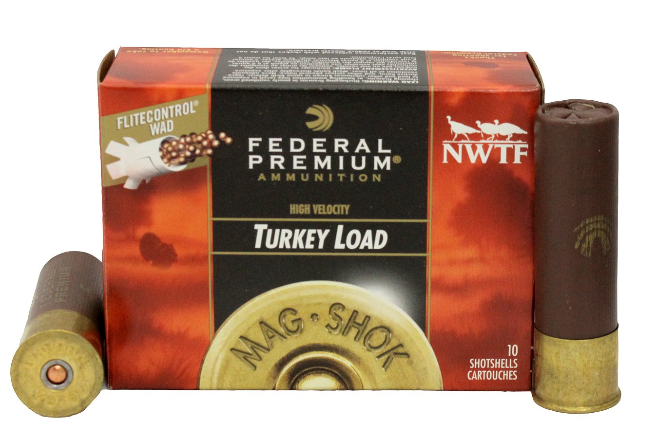 FEDERAL AMMUNITION 10 GA 3-1/2 IN 2 OZ 5 MAG-SHOK TURKEY