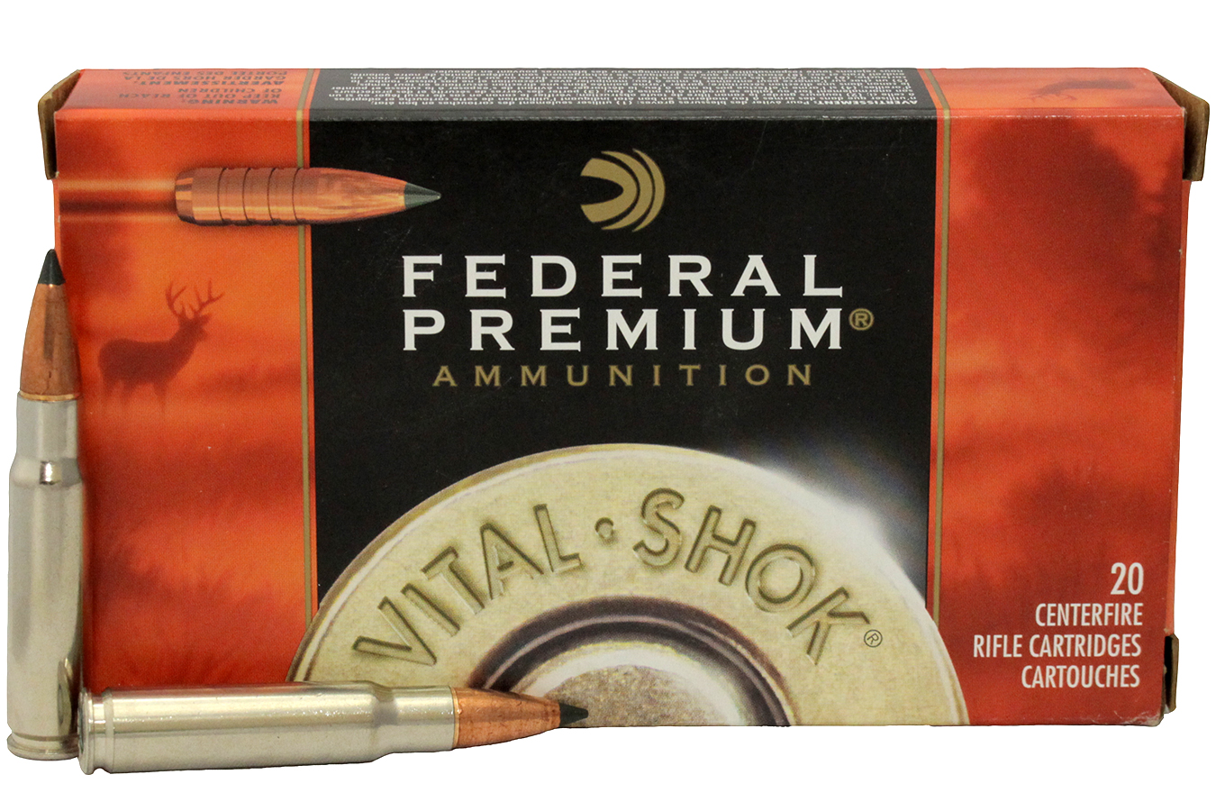 FEDERAL AMMUNITION 338 FEDERAL 200 GR TROPHY COPPER VITAL-SHOK