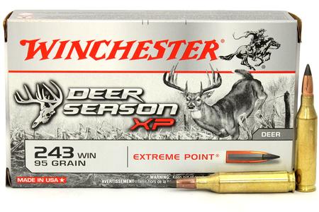 WINCHESTER AMMO 243 Win 95 gr Extreme Point Polymer Tip 20/Box