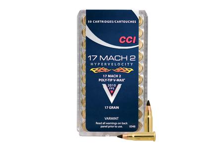 CCI AMMUNITION 17 Mach 2 17 gr Poly-Tip Hypervelocity 50/Box