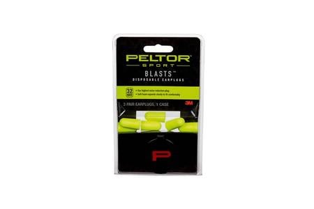 PELTOR Blasts - Disposable Earplugs