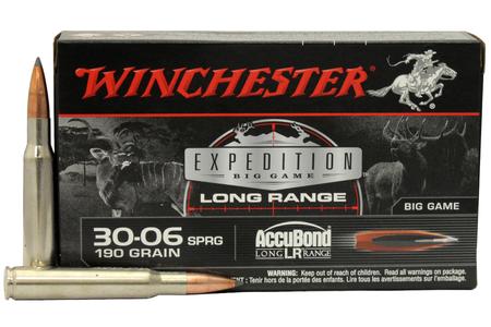 WINCHESTER AMMO 30-06 Springfield 190 gr Acubond Long Range Big Game 20/Box