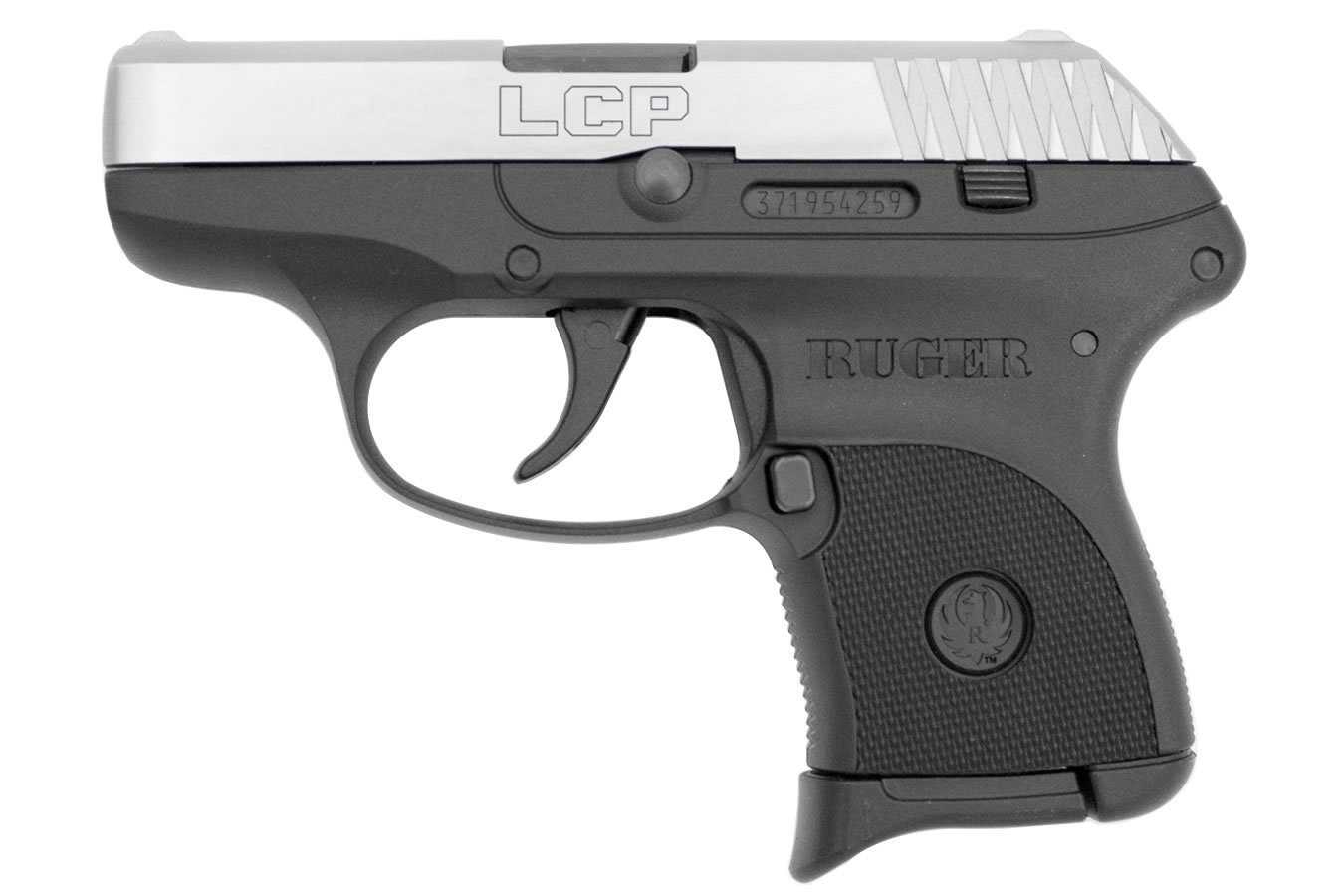 RUGER LCP 380 ACP WITH STAINLESS SLIDE