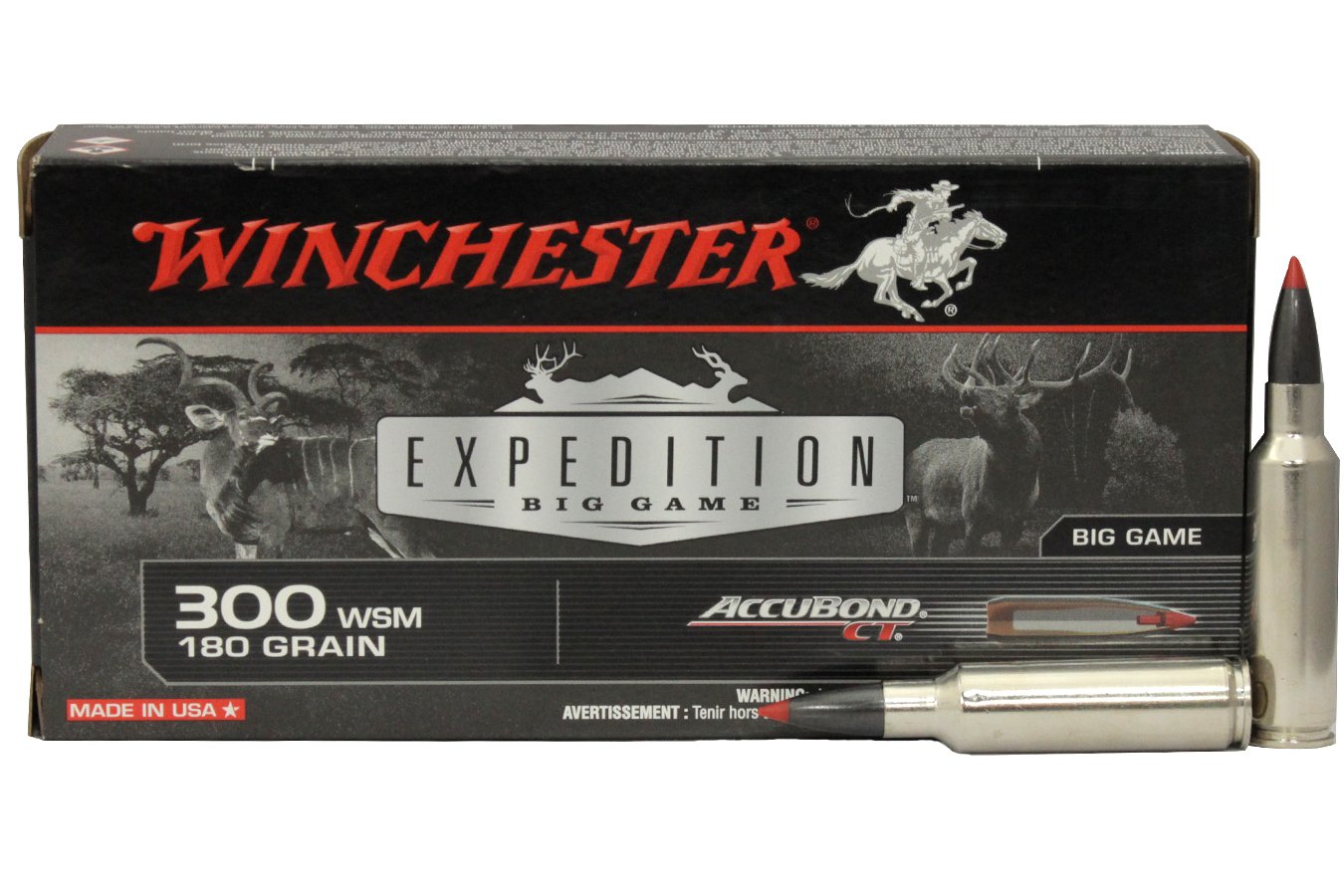 WINCHESTER AMMO 300 WSM 180 GR ACCUBOND CT