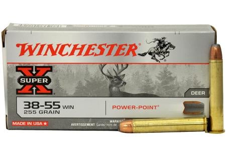 WINCHESTER AMMO 38-55 Win 255 gr Power-Point JSP Super X 20/Box