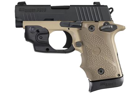 SIG SAUER P238 Combat FDE Two-Tone 380 ACP with Sig Lima-38 Laser