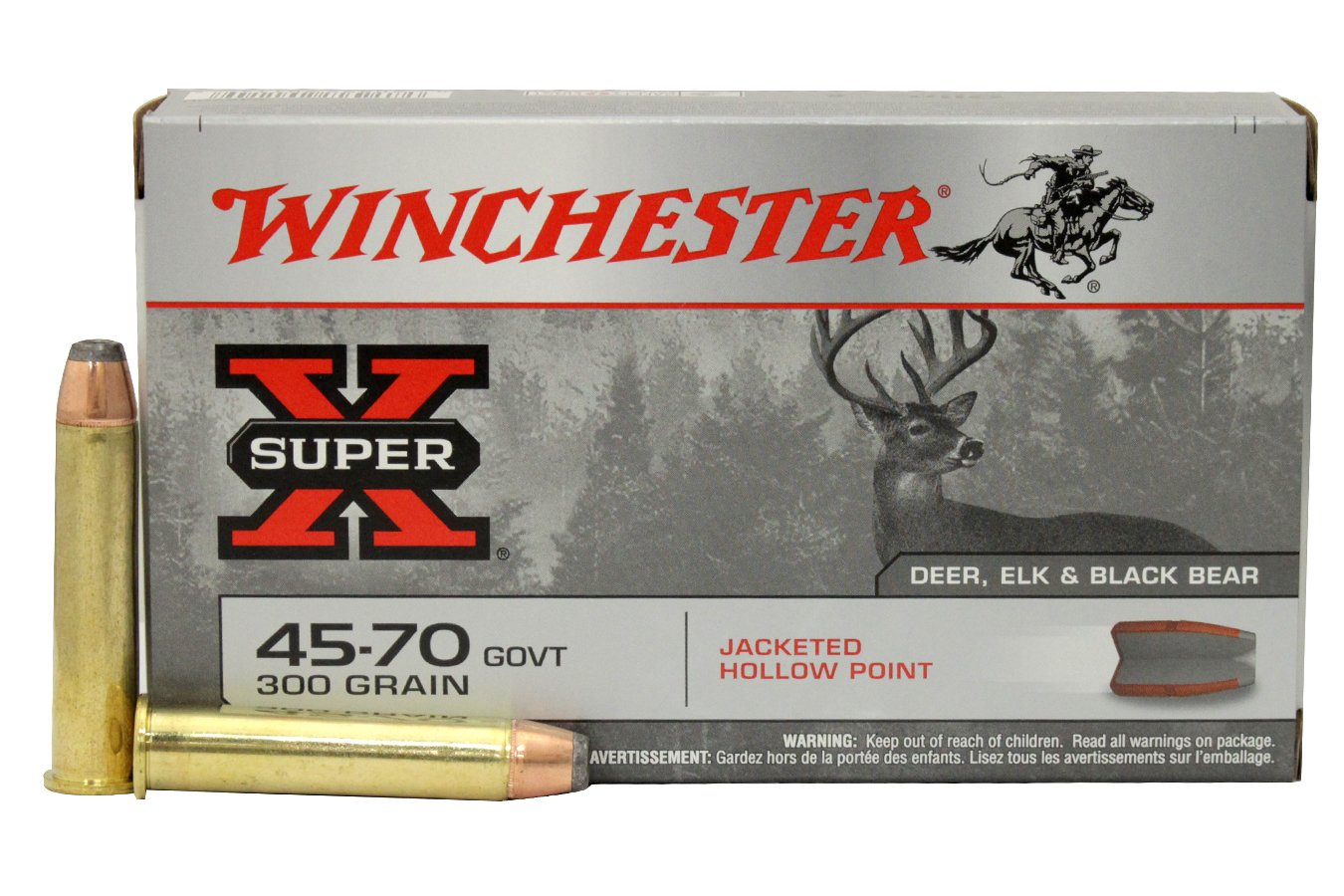 WINCHESTER AMMO 45-70 GOVT 300 GR JHP SUPER-X