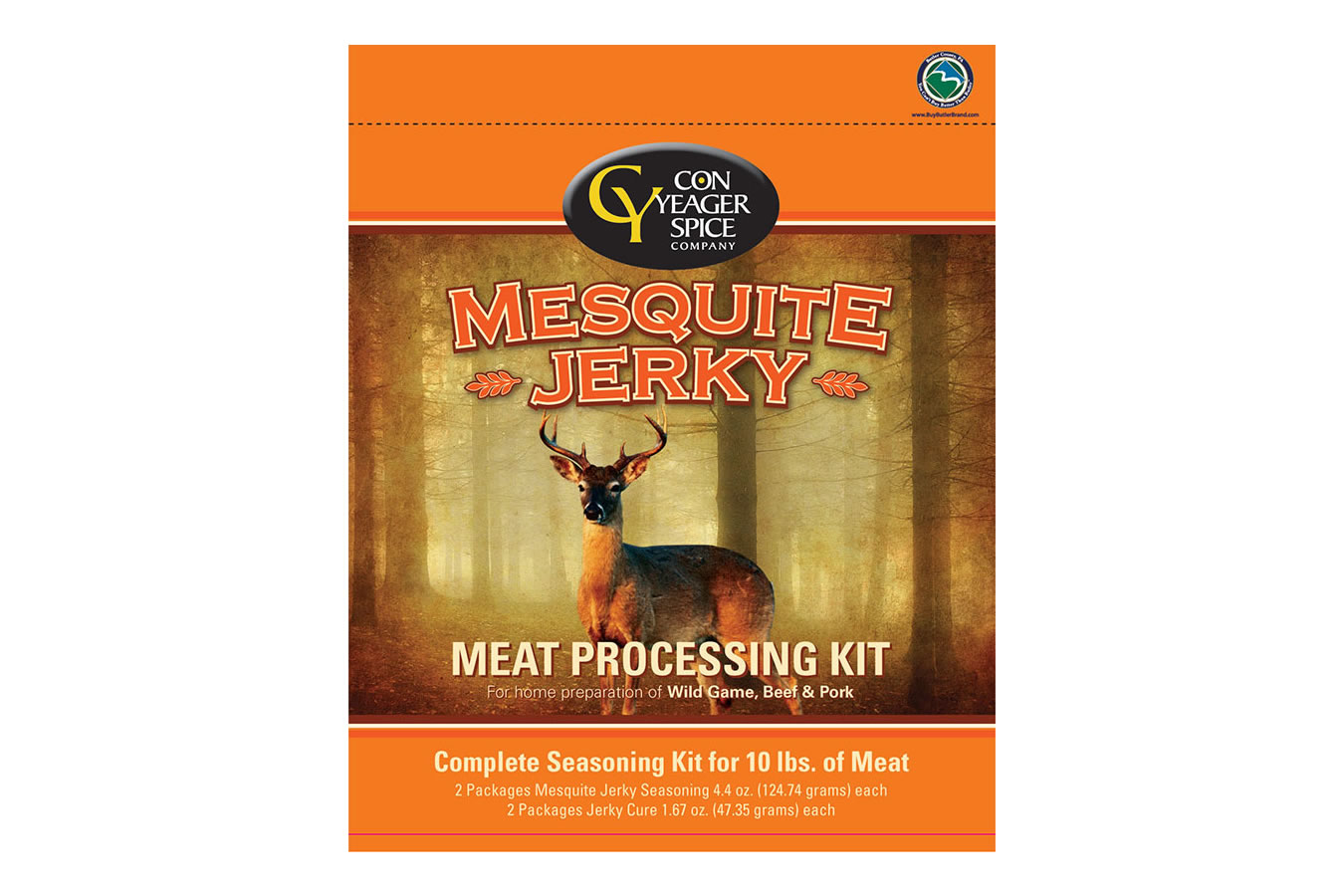 Con Yeager Spice Mesquite Jerky Meat Processing Kit Vance Outdoors
