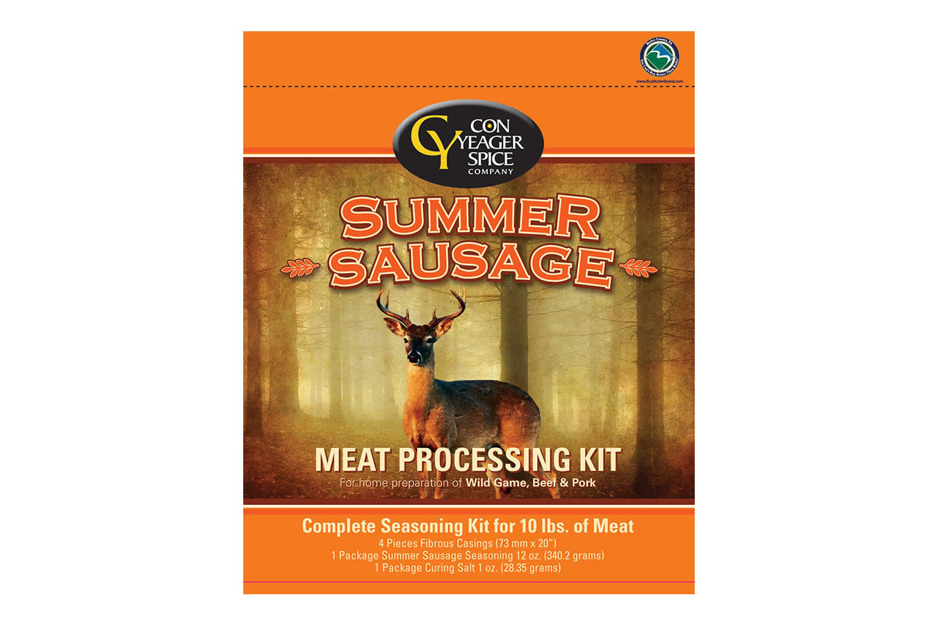 Con Yeager Spice Summer Sausage Meat Processing Kit Vance Outdoors