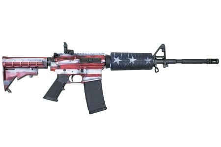 COLT LE6920 5.56mm with American Flag Stenciled Cerakote Finish