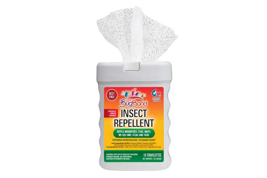 Bug Band DeetFree Insect Repellent Towelettes Vance Outdoors