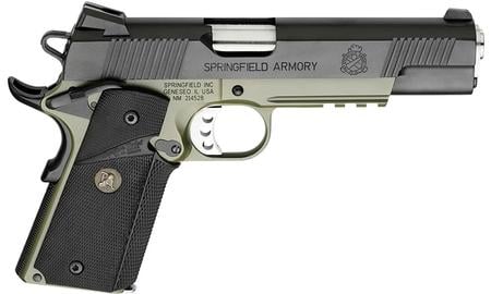 SPRINGFIELD 1911 Loaded MC Operator 45ACP OD Green Armory Kote