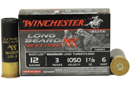 WINCHESTER AMMO 12 Ga 3 in 1-7/8 oz #6 Long Beard XR 10/Box