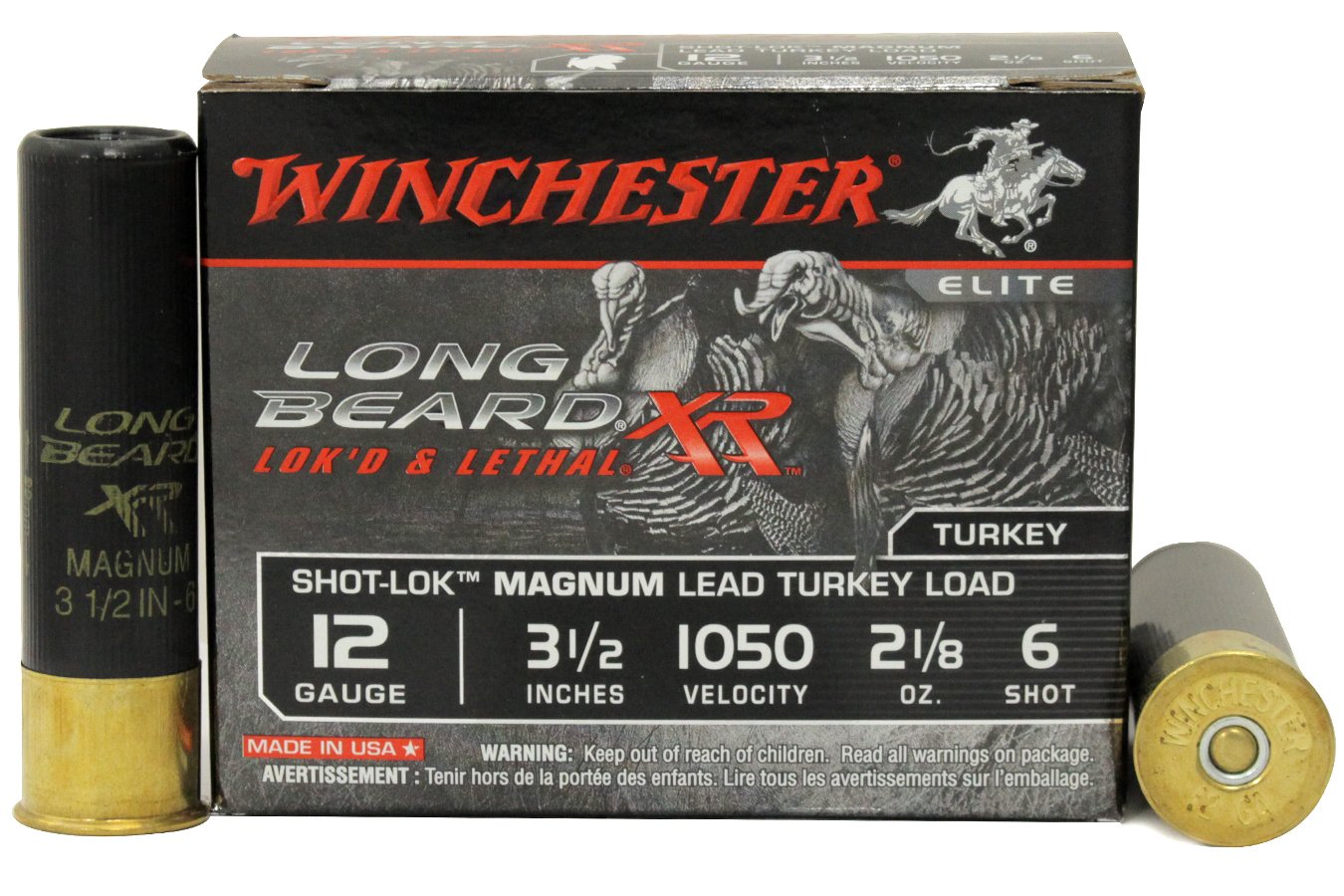 WINCHESTER AMMO 12 GA 3-1/2 IN 2-1/8 OZ LONG BEARD XR DS TURKEY