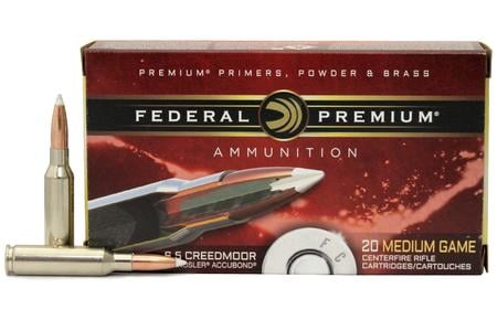 FEDERAL AMMUNITION 6.5 Creedmoor 140 gr Nosler Accubond 20/Box