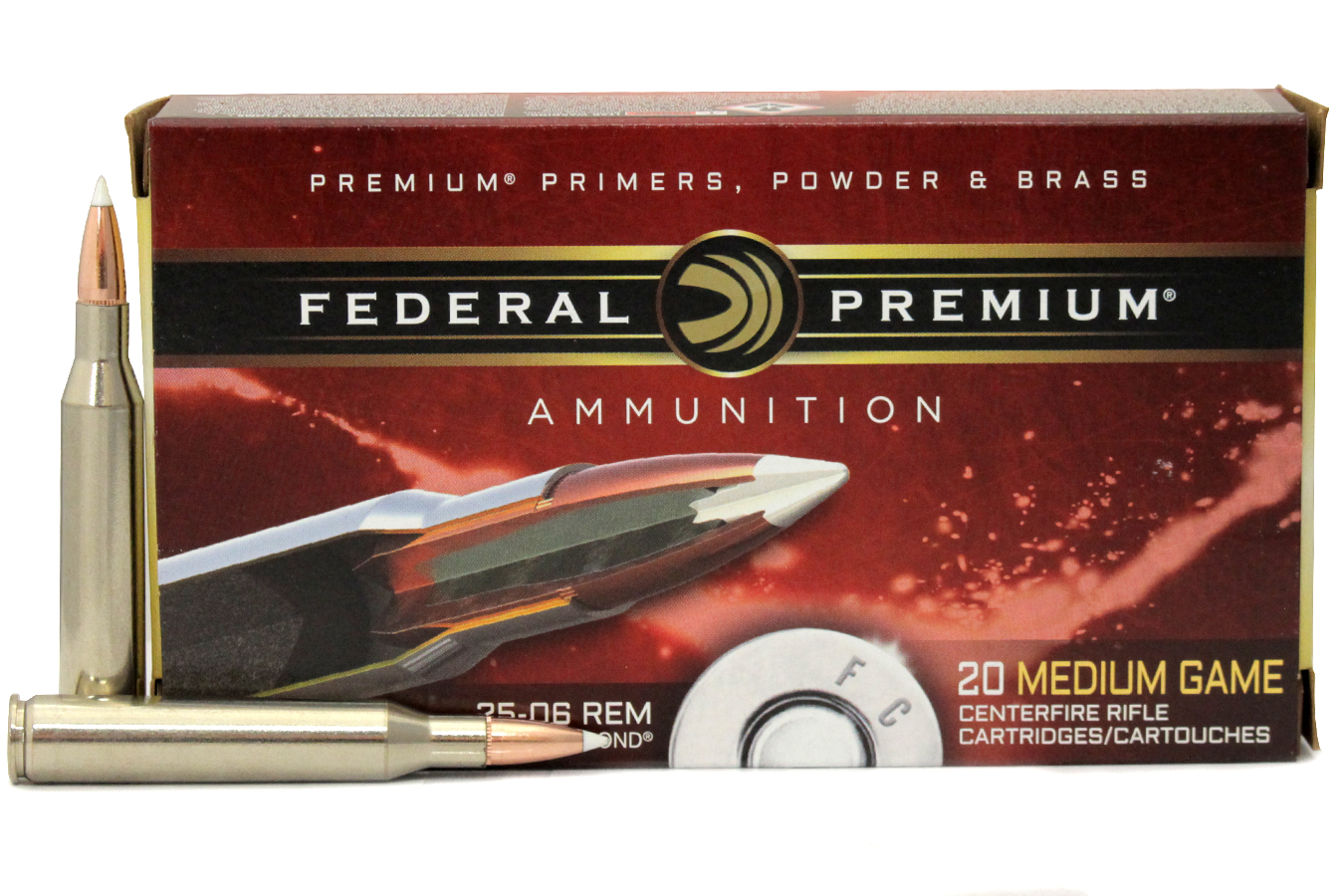 FEDERAL AMMUNITION 25-06 REM 110 GR NOSLER ACCUBOND 20/BOX