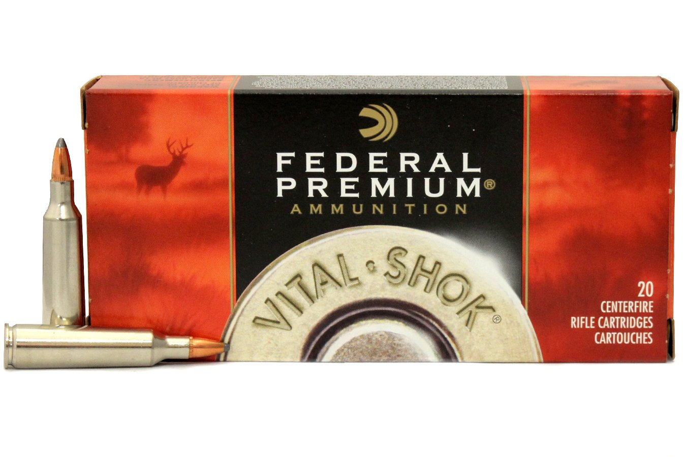 FEDERAL AMMUNITION 22-250 REM 60 GR NOSLER PARTITION VITAL-SHOK