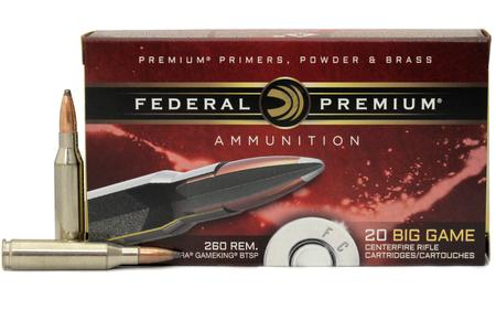 FEDERAL AMMUNITION 260 Remington 140 gr Sierra GameKing BTSP