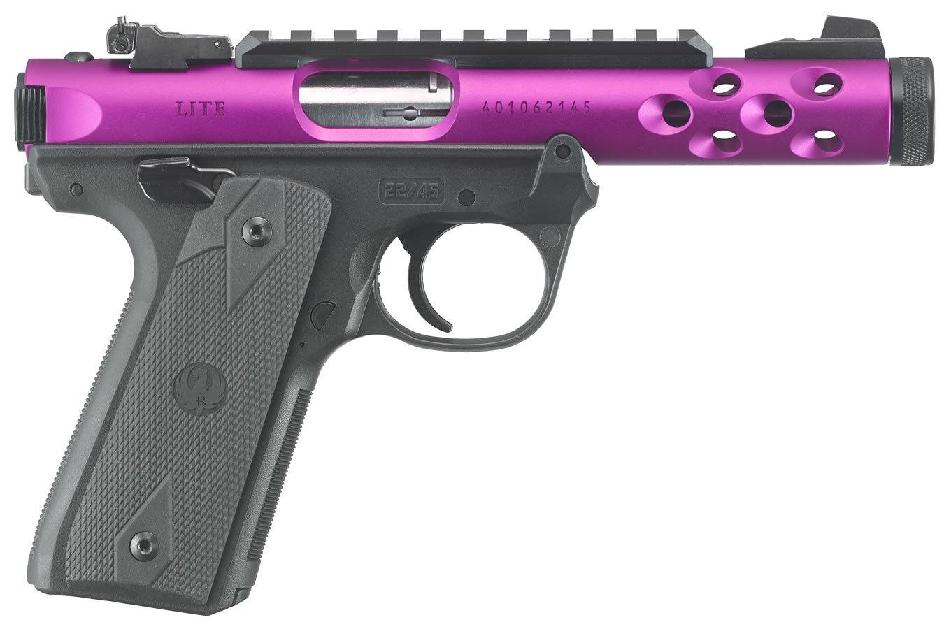 RUGER MARK IV 22/45 LITE 22LR MAGENTA ANODIZED