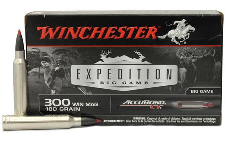 WINCHESTER AMMO 300 Win Mag 180 gr Expedition Big Game Accubond CT 20/Box