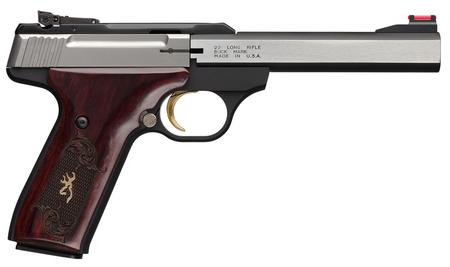 BROWNING FIREARMS Buck Mark Medallion 22LR Rimfire Pistol with Rosewood Grips