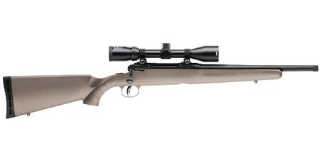 SAVAGE Axis II Flat Dark Earth Exclusive 308 Win w / 3-9x40 Scope and Threaded Barrel