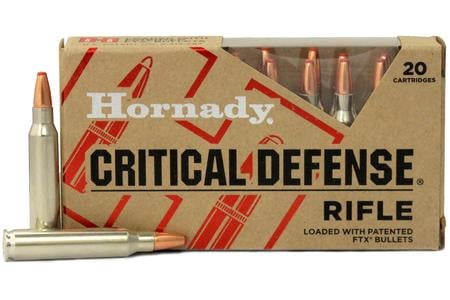 Hornady 223 Rem 55 gr Critical Defense FTX 20/Box