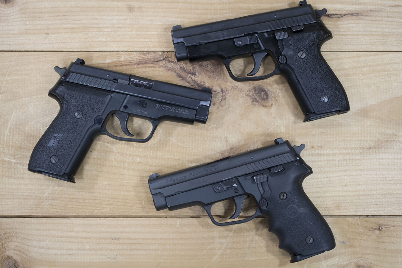 Sig Sauer P229 9mm Police Trade-in Pistols (Very Good)