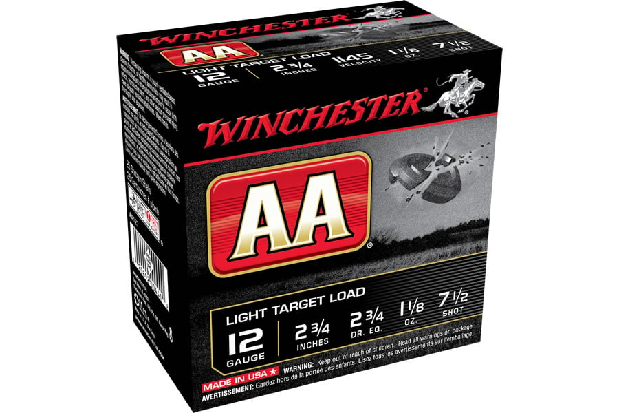 WINCHESTER AMMO 12 GA 2-3/4 IN 1-1/8 OZ LIGHT TARGET