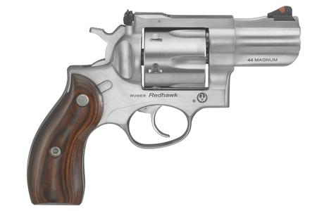 RUGER Redhawk 44 Rem Mag Double-Action Revolver with Hardwood Grips
