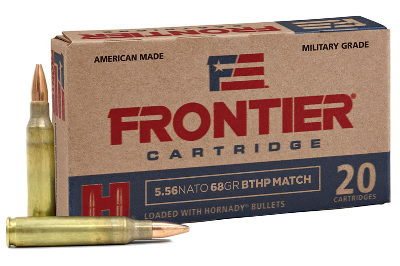 HORNADY 5.56 NATO 68 GR BTHP MATCH FRONTIER